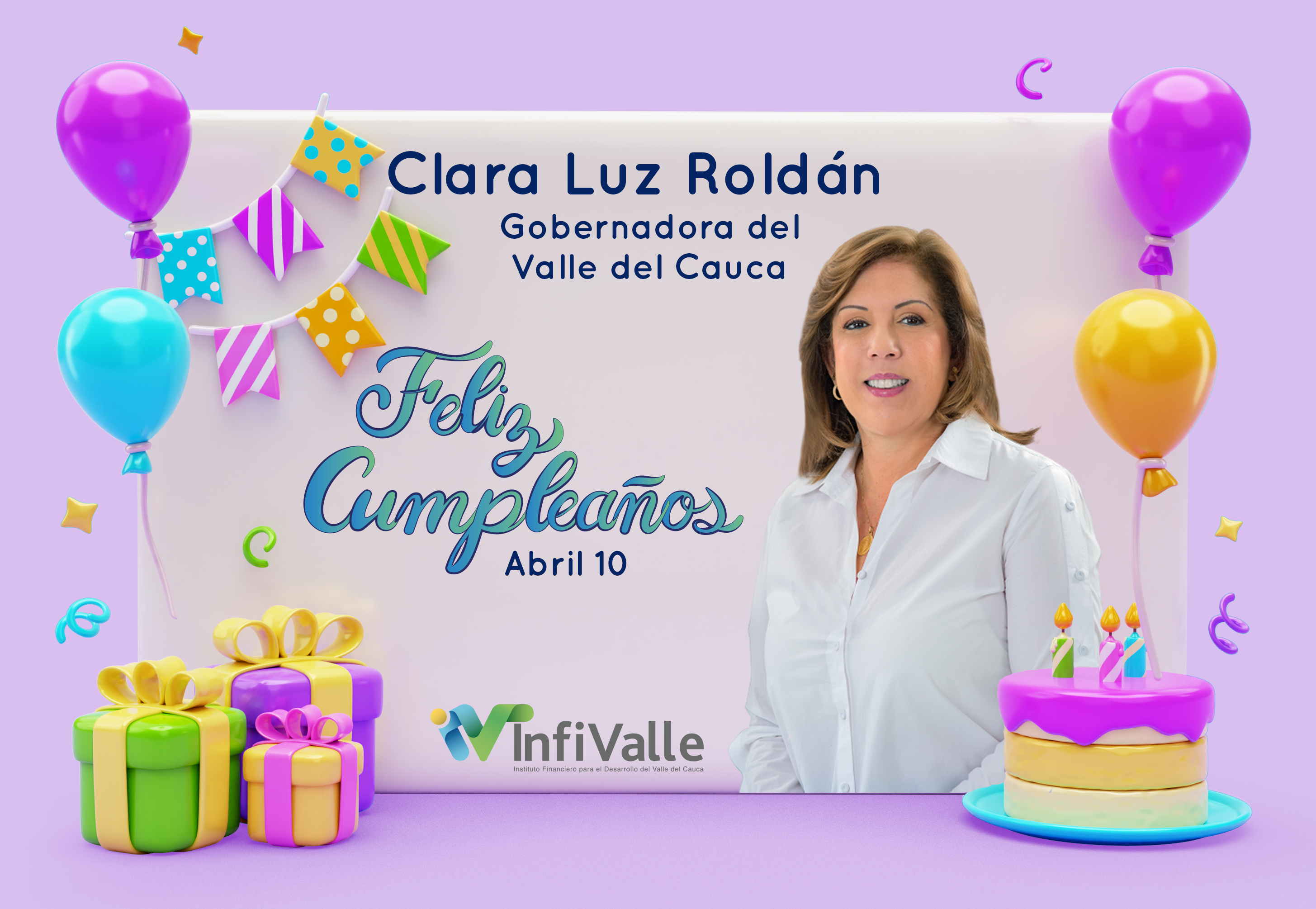 Cumpleaños Gobernadora del Valle